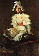 William Merritt Chase Girl in White Spain oil painting artist
